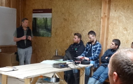 Woodland management training by Ian White Woodland management training by Ian White