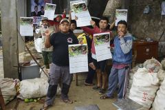 In March, Anna's team handed out calendars as part of the 'Coffee Project'. They were greatly appreciated, and now more people know the positive benefits of wildlife friendly coffee