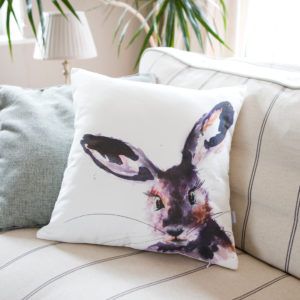 Kate Moby Inky Hare cushion new