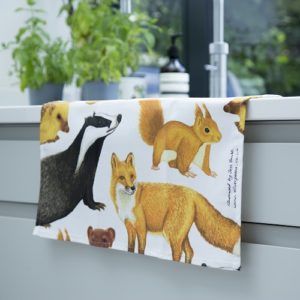 British Mammal Tea Towel - PTES