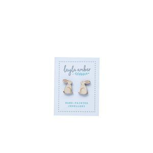 Layla Amber Hare Earrings - PTES