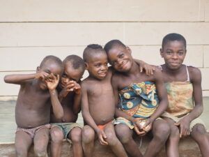 Bagyeli children, Campo Ma'an, by Kristin Johnson