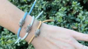 Hedgehog conservation bracelets